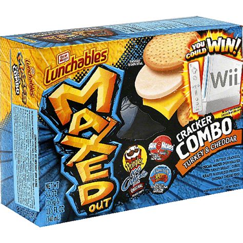 Lunchables Maxed Out Lunch Combinations, Cracker Combo, Turkey & Cheddar | Lunchables & Lunch ...