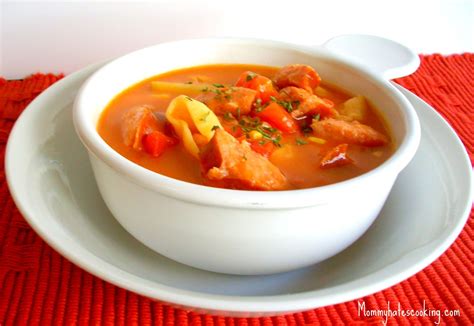 Smoked Sausage Soup - Mommy Hates Cooking