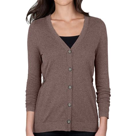 Lilla P Cotton-Cashmere Cardigan Sweater (For Women)