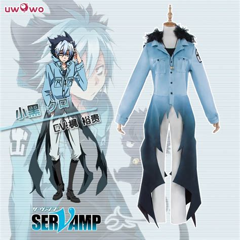 Aliexpress.com : Buy Kuro Cosplay SERVAMP Anime Sleepy Ash Blue Polyester Uwowo Costume from ...