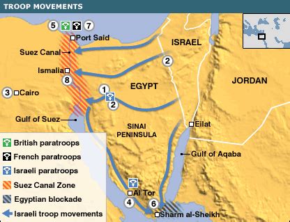 BBC NEWS | World | Middle East | The Suez Crisis: Key maps