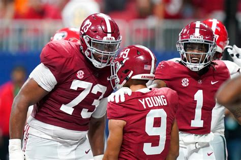 Alabama's Offensive Line Comes Up Big in SEC Championship vs. Georgia ...