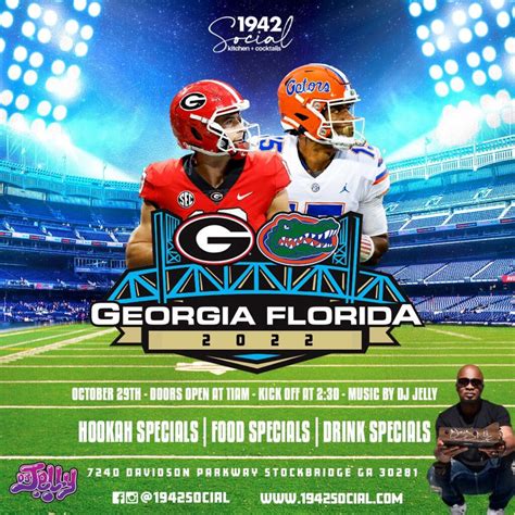 Georgia Bulldogs vs Florida Gators - Featuring DJ Jelly