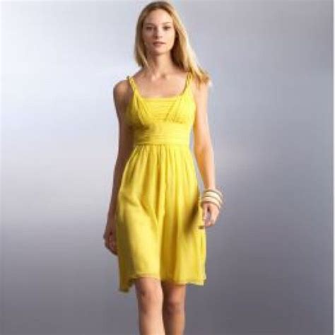 Banana Republic Dress | Silk yellow dress, Dresses, Banana republic dress