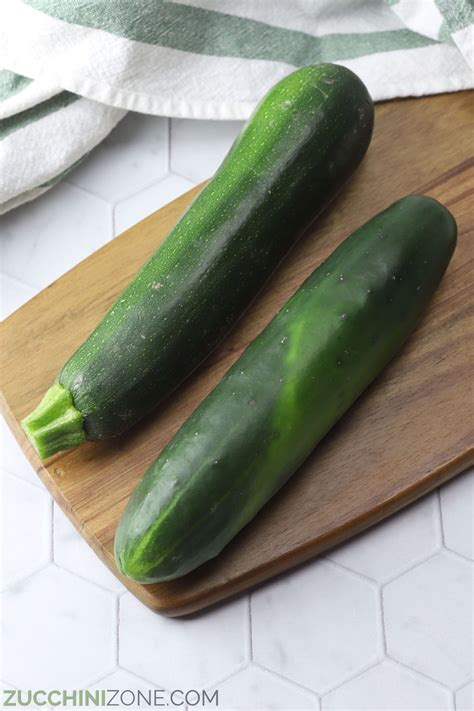 Zucchini vs Cucumber - What's the Difference? - Zucchini Zone