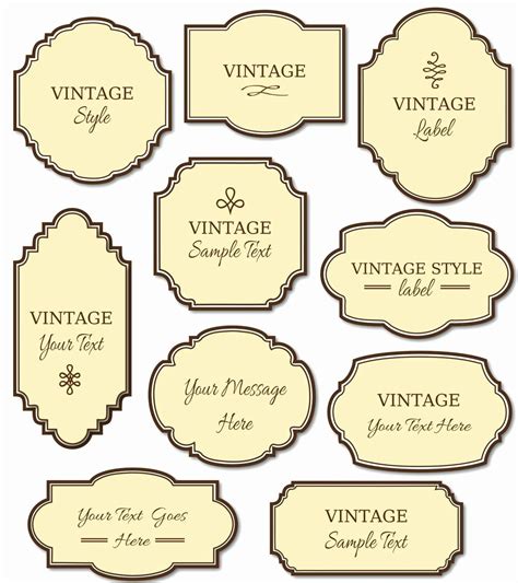 Free soap Label Template Awesome Homemade Label Template | Vintage labels, Soap labels, Label clips