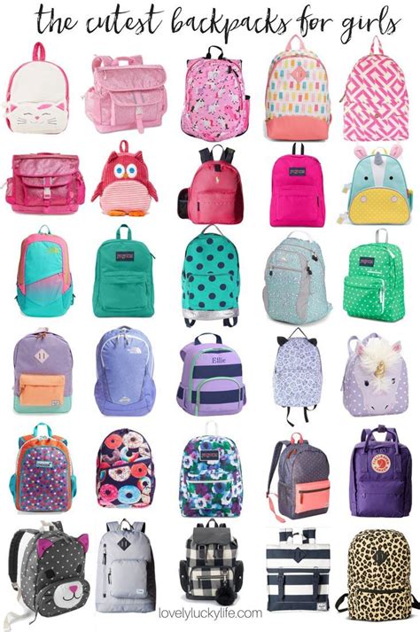 back to school! cute backpacks for girls - not a character backpack in ...