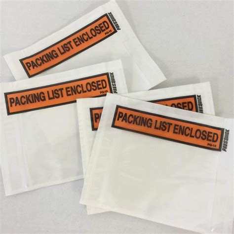 Packing List Enclosed Envelope | APS Packaging