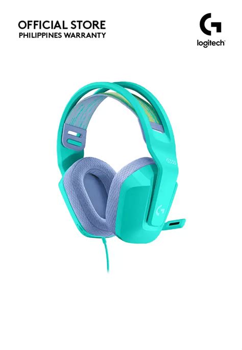 Buy Logitech G335 Mint Wired Gaming Headset With Flip To Mute ...