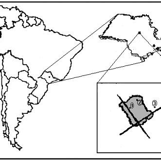 Map showing location of the city of Araraquara and sampling sites. | Download Scientific Diagram