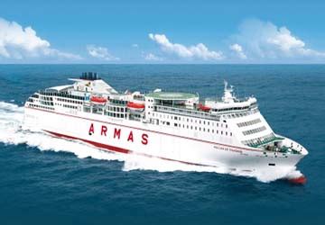 Naviera Armas Volcan De Tinamar ferry review and ship guide