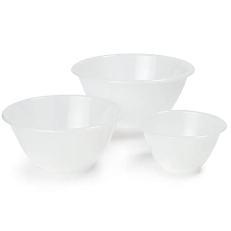 Set of 3 Plastic Mixing Bowls | Kmart