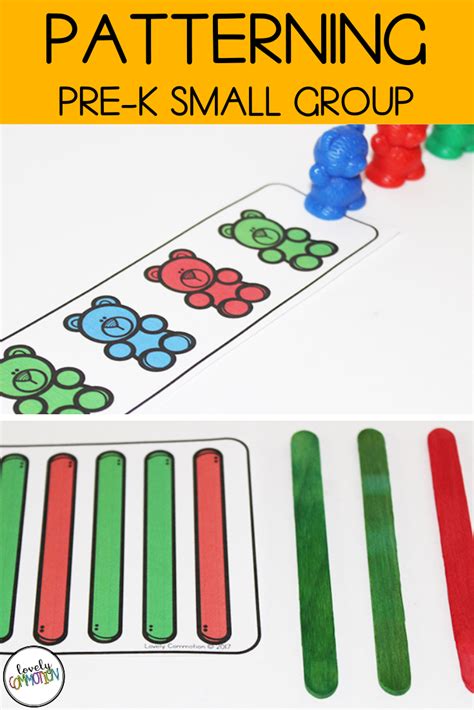 Preschool Small Group: Patterning | Preschool small group, Preschool ...