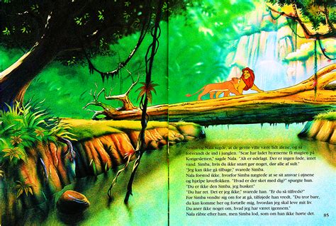 Walt Disney Book Scans – The Lion King: The Story of Simba (Danish ...