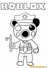 Roblox Piggy  Free Printable coloring Pages sketch template