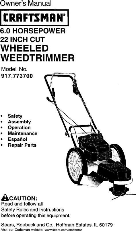 Craftsman 22 weed trimmer belt diagram