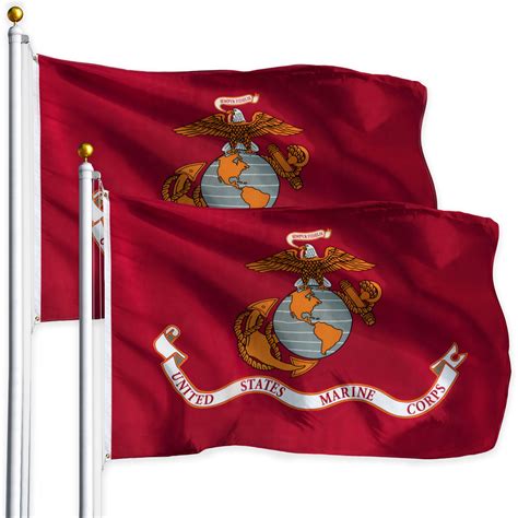 Marine Corps Outdoor Flag Flag Marine Corps Usmc Double G128 Sided ...