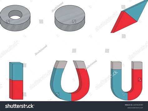 Six Different Types Magnets Stock Vector (Royalty Free) 2207630787 | Shutterstock