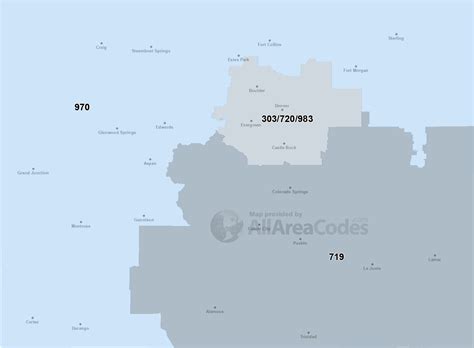 Colorado area codes - Map, list, and phone lookup