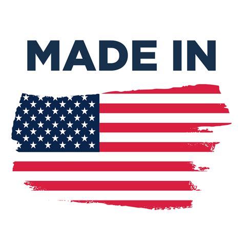 Made In USA Flag Logo transparent PNG - StickPNG