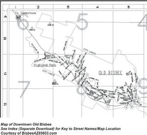 Bisbee Map Page