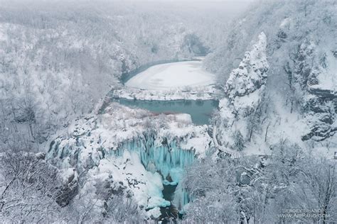 Plitvice Lakes National Park in Winter, Croatia