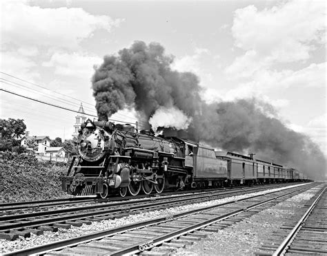 Southern Railway steam locomotive 4-6-2 1395 with Train 35 at Alexandria, Virginia on July 30 ...