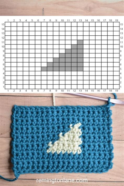 Intarsia Crochet Tutorial (Step-by-Step) - Remington Lane Crochet