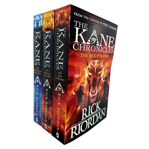 The Kane Chronicles 3 Books Collection Set By Rick Riordan (Serpent's Shadow, Red Pyramid) | The ...