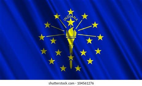 Indiana State Flag Stock Illustration 104561276 | Shutterstock