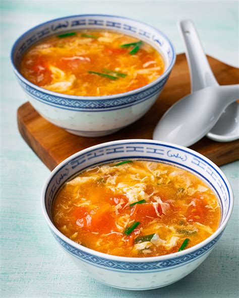 10-minute Tomato Egg Drop Soup | Marion's Kitchen