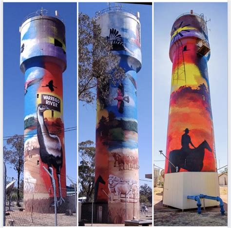 Augathella Water Tower Art