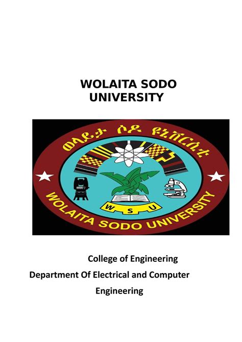 Probability and random processes proposal - WOLAITA SODO UNIVERSITY ...