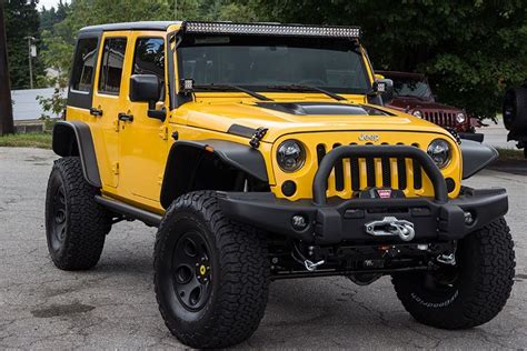 Custom 2015 Jeep Wrangler Unlimited Rubicon - Baja Yellow - AEV Premium ...