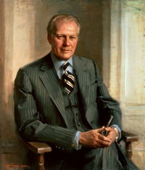 Gerald R. Ford | Presidential portraits, Official presidential portraits, Portrait