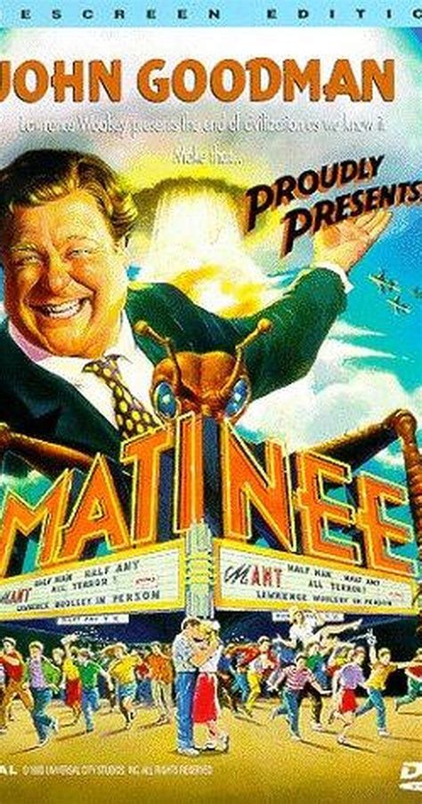 Matinee (1993) | Matinee movie, John goodman, Movie posters