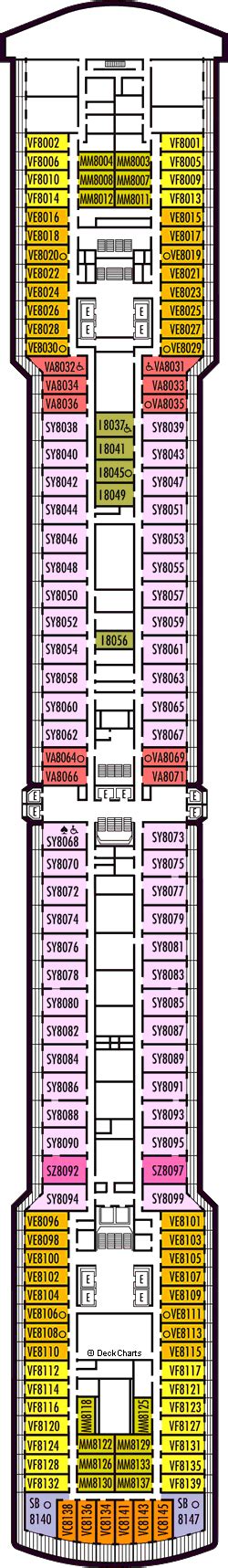 Holland America Noordam Deck Plans, Ship Layout & Staterooms - Cruise ...