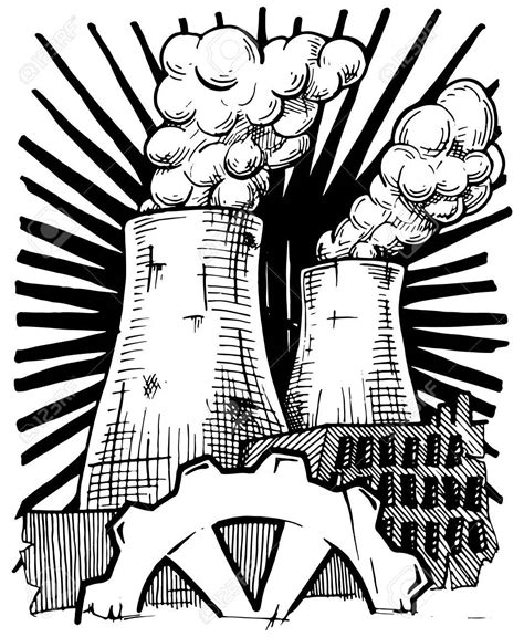 Nuclear Power Plant Drawing at GetDrawings | Free download