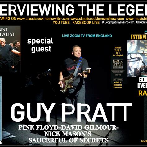 Guy Pratt Revered Bassist with Pink Floyd, David Gilmour & Nick Mason • Podcast • Interviewing ...