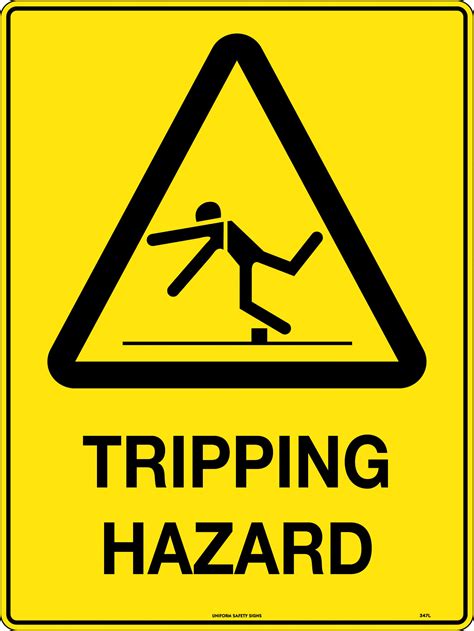 Tripping Hazard | Caution Signs | USS