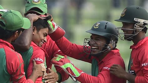 Bangladesh spinner Taijul Islam claims hat-trick on ODI debut in win ...