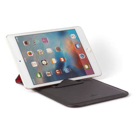 Leather Case with Stand Function for iPad Mini - SIENA - Matt Black ...