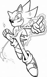 Super Sonic Printable Coloring Pages sketch template