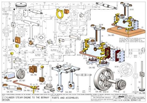 Steam Engine Plans Full Size - | Dampfmaschine, Buch zeichnung ...