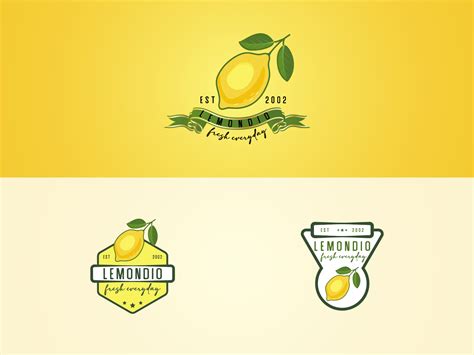 Lemon logo design by Shaheen Ahmed on Dribbble