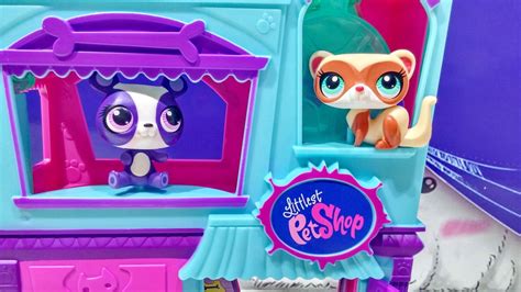 Littlest Pet Shop Launch Pets Playset With Penny Ling - LPS House From Hasbro Toys - YouTube