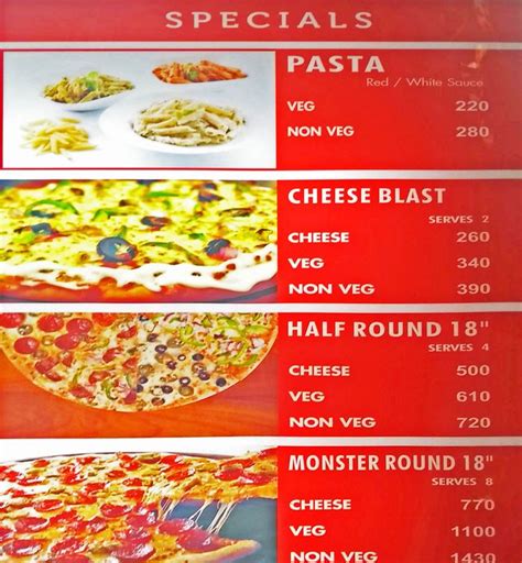 Chicago Pizza Menu and Price List for AeroCity, New Delhi | nearbuy.com