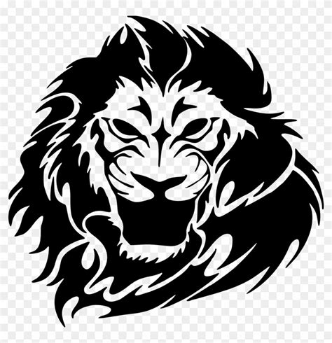 Head Silhouette At Getdrawings - Tattoo Of Lion Head - Free Transparent ...