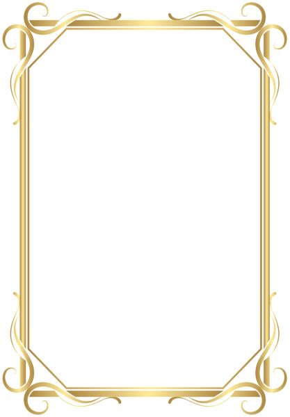 Frame Border Transparent Png Gold Image C34