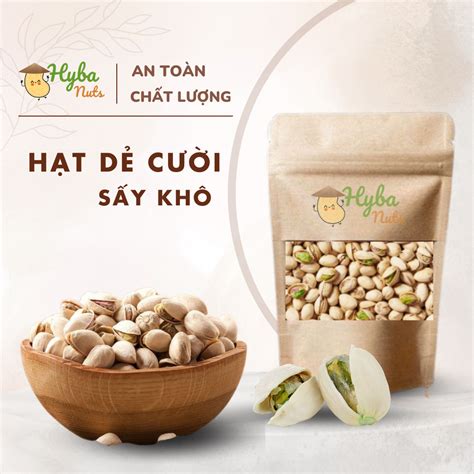 Hạt dẻ cười sấy khô- Túi 500g- Hyba Nuts